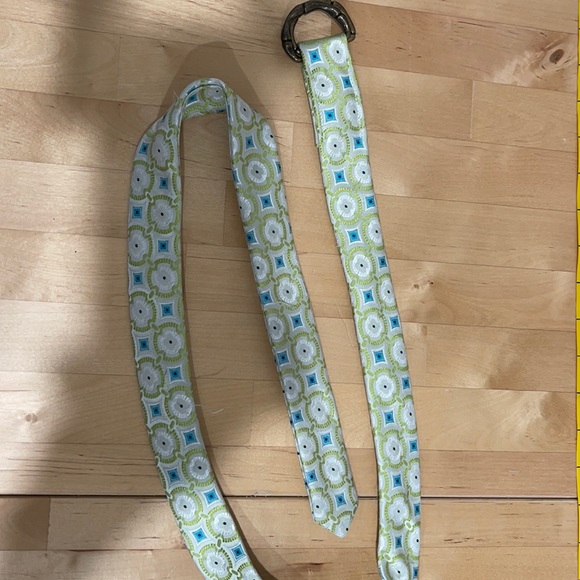 Vintage 100% silk belt